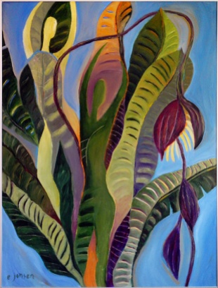 Painting of Banana Palm